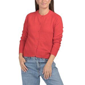 CALVIN KLEIN JEANS Adrenaline Rush Wool Blend Stitch Trim Long Sleeve Cardigan